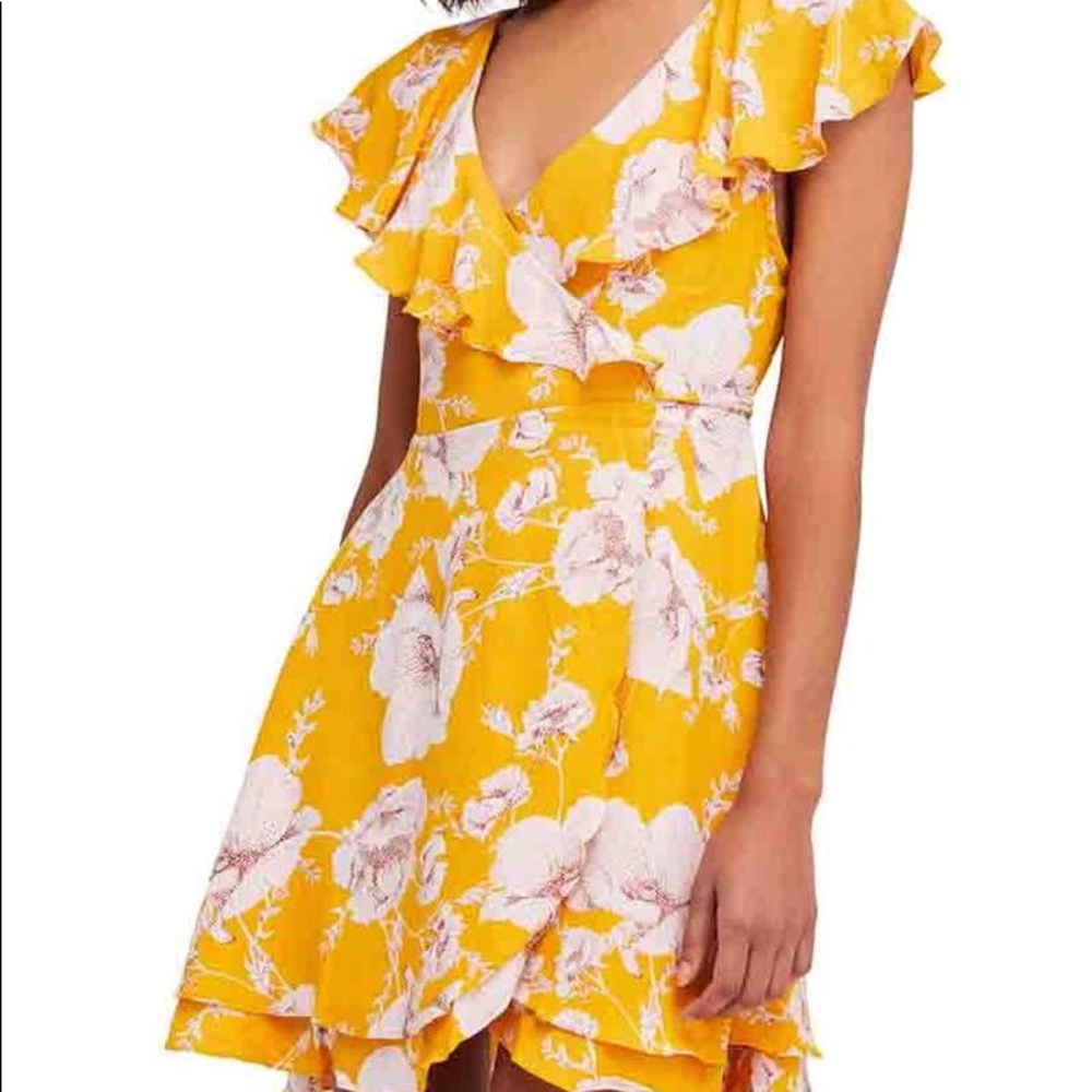 Free people French quarter floral mini wrap dress - Picture 6 of 6